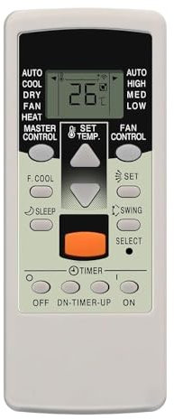 Momowin Mando Aire Acondicionado Fujitsu,Mando Fujitsu Aire Acondicionado,No es Necesario Configurar, Compatible con Todos los Modelos