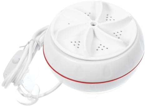 TOBBOMEY Mini Lave-linge Portable pour Appartement et Voyage Séchage Rapide Rotation Avant-arrière Nettoyage Profondeur Compact et Léger pour Chambre Étudiant
