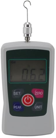 Alomejor Mini Dinamometro Digitale Multifunzionale Ad Alta Precisione, Misuratore di Prova Push e Pull per lo Sviluppo del Prodotto e il Controllo della qualità, Lega di Alluminio 2N-20N