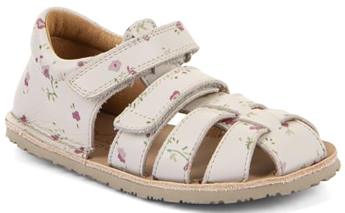 Froddo Barfußsandalen aus Leder, Fersenschutz & Zehenschutz Flexy G3150283 (Flowers, EU Schuhgrößensystem, Kleinkind, Numerisch, M, 25)