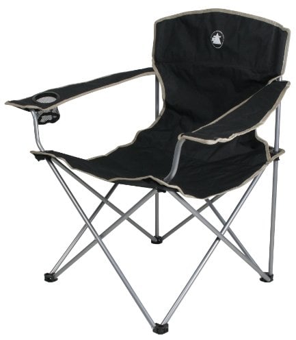 10T Campingstuhl Quickfold Easy Klappstuhl + Armlehnen & Getränkehalter Angelstuhl max 120kg