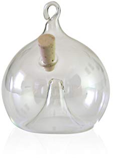 Fliegenfalle zum Hängen d 6cm mundgeblasen handgeformt Lauschaer Glas das Original