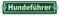 wall-art-design Saugnapfschild Schild Hundeführer Acrylschild grün 3mm, ca.20x5 cm für Scheibeninnenbefestigung