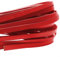 esnado Cordon plat en cuir 10 mm x 2 mm. Rouge - 5 m.