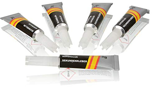 5 x HSM Sekundenkleber Klebestift Kleber Sekunden Klebstoff Klebestick Klebe Stift Stick Klebemittel