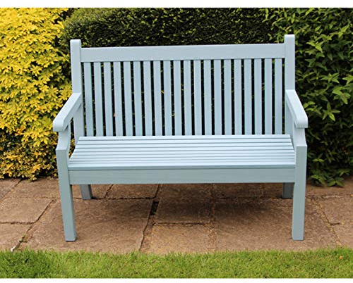 Winawood Sandwick 3 Seat Thin Slat Bench Powder Blue