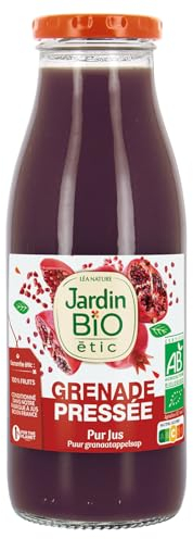 Jardin BiO étic - Pur Jus de Grenade pressée, 50cl, 500 ml (Lot de 1)