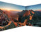 murando Photo Wallpaper Landscape 539x250 cm / 212 x 98 Peel and Stick Self-Adhesive Corner Foil Print Wall Mural Angle Wallpaper Nature Mountains Range Sunset Panorama c-B-0471-a-a