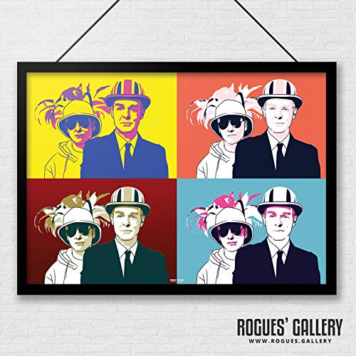 Rogues' Gallery Neil & Chris Pop Art 1 mit Pet Shop Boys, A3 Druck