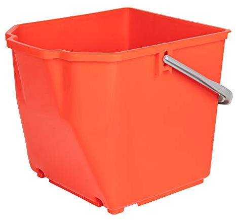STIER 25L Wischeimer, rot, für STIER Reinigungswagen, 100% Polypropylen, Reinigungszubehör