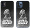 iPhone 12 Case - iPhone 12 Pro Official Star Wars Darth Vader Black Background to Protect Your Mobile Phone Flexible Silicone Case with Official Star Wars License.