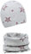 Foruhoo Baby Mädchen Beanie Mütze + Schlauchschal 2er Set, Wintermütze für Jungen Mädchen (Sterne, 48)
