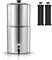 11L Seau de Filtration d'eau de Système de Filtre à Eau par Gravité 27 * 52cm pour La Préparation Aux Urgences de Randonnée à La Maison de Camping en Plein Air