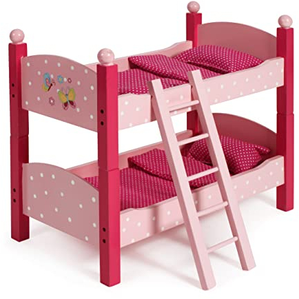 Bayer Chic 2000 513-90 Lit superposé pour poupée de 3 Ans à 8 Ans Rose Papilio