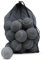 ZHUOKECE Tennisbälle, 18 Stück, Trainings-Tennisbälle mit Netztasche für einfachen Transport, Haustier-Hunde-Spielbälle, passend für Anfänger-Trainingsball (grau)