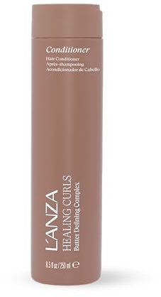 L'ANZA Pflegeconditioner für Locken - Feuchtigkeitsspendender Spülung für geschmeidige Locken, ohne Sulfate und ohne Parabene (236 ml)