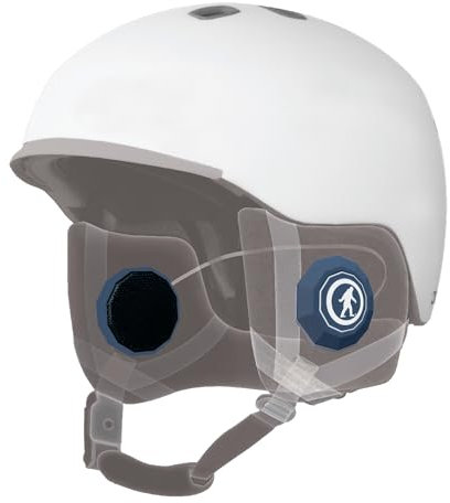 Outdoor Tech - Chips 3.0 Bluetooth Helmet Speakers - True Wireless Helmet Bluetooth Headphones for Skiing, Snowboarding, Mountain Biking, and Climbing, Blue