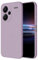 HONLEN Funda Compatible para Redmi Note 13 Pro+ / Redmi Note 13 ProPlus Case, (6.67 Inches) Líquida TPU Silicona Cover con Anti-Rasguño, Cáscara Suave Cubierta Hierba púrpura