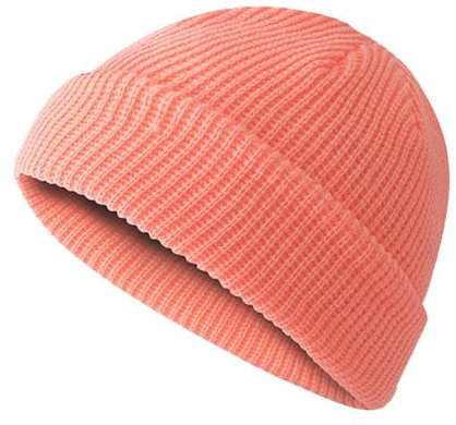 OneChance Strickmütze für Herren und Damen,Weiche Winter Mütze,Warme Beanie Mütze,Unisex Strickmütze für Winter und Herbst Rosa