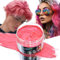 RUIBAVYA Cera de Color para el Pelo Rosa Cera Color Pelo Temporal Cera Unisex Natural para TeñIr el Pelo Cera de Coloración Soluble en Agua DIY Cera de Color para el Cabello para Fiestas de Halloween