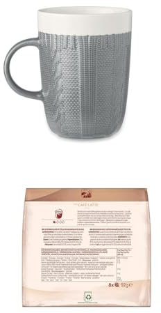 James Premium Pads Café Latte plus 6 Becher mit Henkel