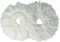 vhbw 2x Replacement Mop Heads compatible with Black & Decker 360 Spin Mop - Microfibre Attachment White