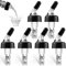 6 Pcs Measured Liquor Bottle Pourers for Spirits, 30ML Automatic Measured Bottle Pourer Clear Quick Shot Measure Pourer Spouts, Wine Cocktail Alcohol Drinks Dispenser for Home Bar Tools - 1oz