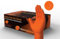 Heavy Duty Super Strong Orange Grip Nitrile Gloves PF 8 mil |Mechanical|Industrial| Engineering|Lab|Food|Cleaning|Plumbing| Gardening Box of 50 Gloves (Orange, MEDIUM)