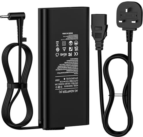 230W HP Laptop Charger, Power Supply Adapter for HP Omen 15 16, HP OMEN Transcend, Victus 16, ZBook Fury 16 G8 G9 G10, 15-en1013dx 15-ek1013dx 16-b1797nr TPN-LA10 M41303-001 M35733-001【4.5 * 3.0mm】