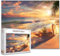 Tucocoo Puzzle für Erwachsene, Motiv: Sonnenuntergang, Strandlandschaft, 1000 Teile, Meeresflasche, Seestern, Kunst-Puzzle, 50 x 70 cm, Bunte DIY-Puzzles für Heimdekoration, Familienpuzzle