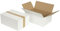 WePack 25 Stück Faltkarton 350x250x150 mm Innenmass Versandkarton E-commerce Karton 1-Wellig 400G Weiß Kartonage Verpackung Postkarton Versandschachtel Paket Päckchen