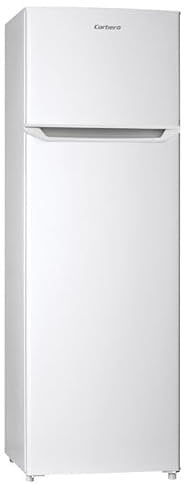Corbero - Frigorífico 2 Puertas | CF2PH1664W | Capacidad 248L | Luz Interior | Crisper | Balcones Ajustables | Descongelación Manual | Estantes de Cristal | 40 dB | Eficiencia Energética E, Blanco