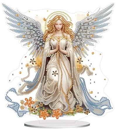 Generisch Engel Diamond Painting Ornamente Diamant Painting Weihnachten Tisch Deko Weihnachtshaus Diamant Malerei Stehend Kunst Set Weihnachten Innen Dekoration Festliches Geschenk