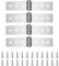 4 Stück Edelstahlscharniere, Scharniere Klappbar, Metallscharniere, Türbandscharniere, Kleine Scharniere Zum Basteln, Edelstahl-Klappscharniere Für Klapptisch, Schrank, Garderobe, Holzkiste, Möbel