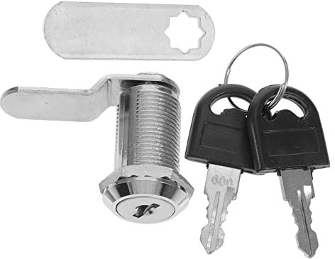 OSALADI Schrankschloss Mit Schlüssel Aus Zinklegierung Für Aktenschränke Und Sicherheitsschloss Für Schränke Und Vitrinen