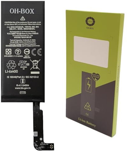 OH-BOX® Akku kompatibel mit Google G025J-B Modell Pixel 4A 4G (Non adatta a Google Pixel 4A 5G)