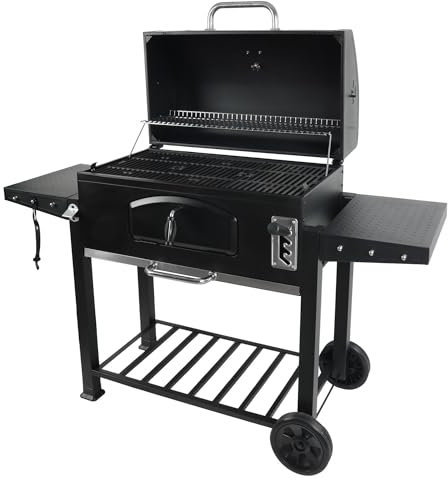Grill Boss Charcoal Grill w/Large 32 Cooking Area, Includes Warming Rack