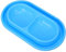 CIYODO Gamelle Anti Fourmi pour Chat Soulevé Bol Petit Plat Plat pour Animaux De Compagnie Plat De Chaton Alimentation Taille Gamelles pour Chats D'intérieur Imperméabiliser Bleu PP