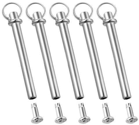 Housoutil Kit De Reparación Para Abanicos Plegables Con 5 Juegos De Remaches Y Tuercas De Eje Metálico Durable Para Ventiladores Manuales Fácil De Instalar
