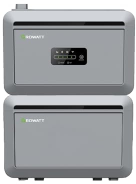 Growatt NEXA 2000 All in one Speicher(2048WH) mit 0/1/2/3 Erweiterungsakku, Einfache Installation, Balkonkraftwerke, IP66