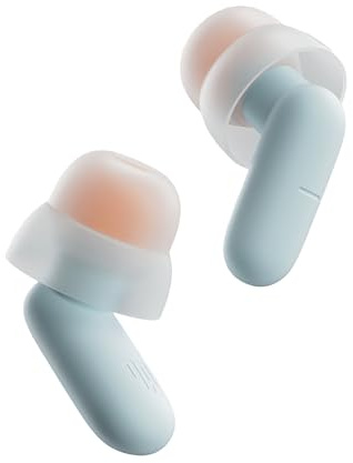 QubitPulse Ear Plugs for Sleep All-Night Wear Without Ear Pain Side Sleeper Patent Qufits Eartips Ultra-Comfortable Reusable Earplugs for Sleep, Focus, Study, Travel, 23dB Noise Cancelling - Green