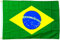 Bandera gigante de Brasil, 150 x 250 cm.
