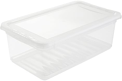 keeeper Aufbewahrungsbox mit Air Control System, 33 x 19,5 x 12 cm, 5,6 l, Bea, Transparent