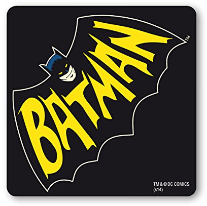 Logoshirt - Batman Dessous de Verre - DC Comics sous-Verre - Batman - Bat - Super-héros - Noir - Design Original sous Licence