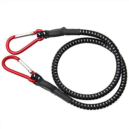 Deuba® Spanngummi 100 cm Gepäckspanner stabile Karabinerhaken witterungsbeständig Spanngurt Gepäckgummi Expander