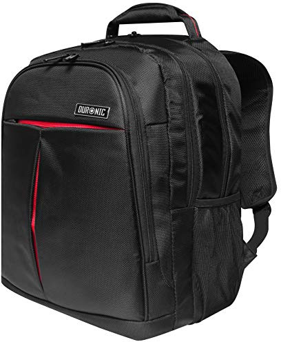 Duronic Laptop Backpack LB23 Water Resistant Travelling Rucksack Underseat Cabin Bag Internal Padded MacBook Sleeve Carrying Case Hand Luggage Bags for School Work Office Men & Women