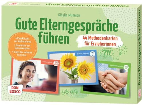 Gute Elterngespräche führen - 44 Methodenkarten für Erzieherinnen: Checklisten zur Vorbereitung. Formulare zur Dokumentation. Tipps für sicheres ... Teamentwicklung & Qualitätsmanagement)