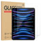 Gerutek 2 Piezas Protector Pantalla para iPad Air 5.ª/Air 4.ª Generación 10.9, iPad Pro 11(2022/2021/2020/2018) Dureza 9H, Antiarañazos, Antihuellas, Transparente Vidrio Templado para iPad Air 5 2022