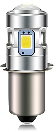 Ruiandsion P13.5S LED Upgrade Flashlight Bulbs PR2 4.5V 2835 4SMD Chips LED Bulb with Projector Replacement for 3 Cell C&D Flashlights Torch Work Lights,White