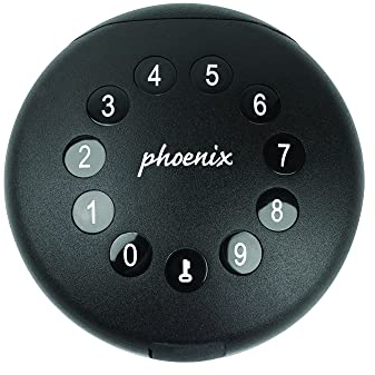 Phoenix Safe Company Phoenix Schlüsselsafe Key Store-The Palm KS0211E Anzahl Haken 1 Schwarz, Multicolor
